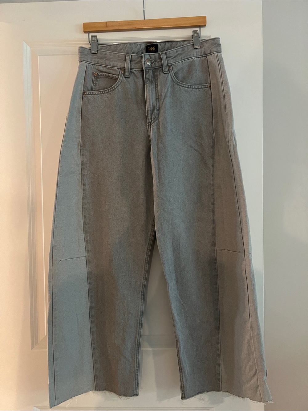 Lee Two-Tone Barrel Jeans - Gray